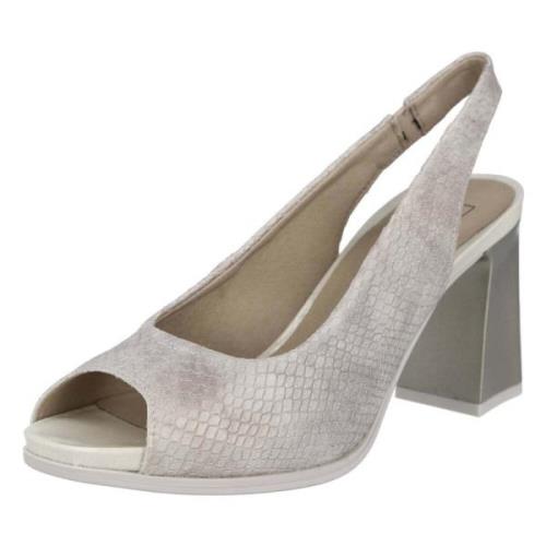 Pitillos Md5180 High Heels Beige, Dam