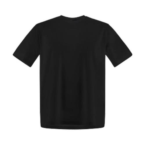 Herno Superfin Bomull Stretch T-shirt i Svart Black, Herr