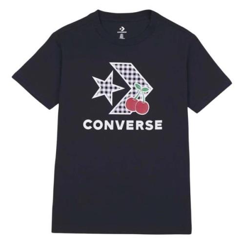 Converse Cherry Star Chevron Infill T-shirt Black, Dam