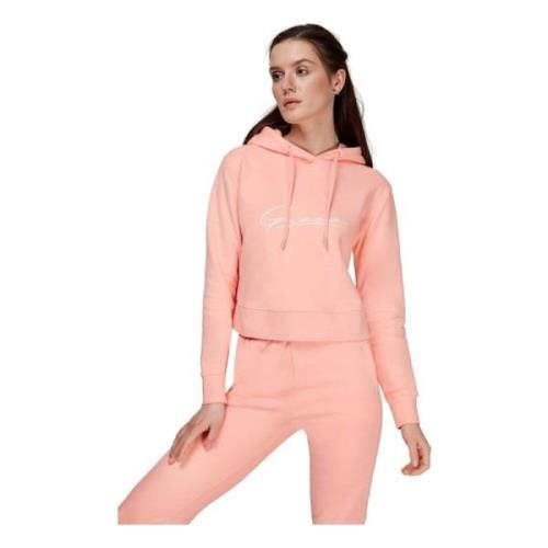 Guess Dottie Hooded Sweats Hoodie Pink, Dam