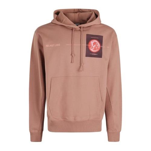 Helmut Lang Snygg hoodie för utomhusbruk Pink, Herr