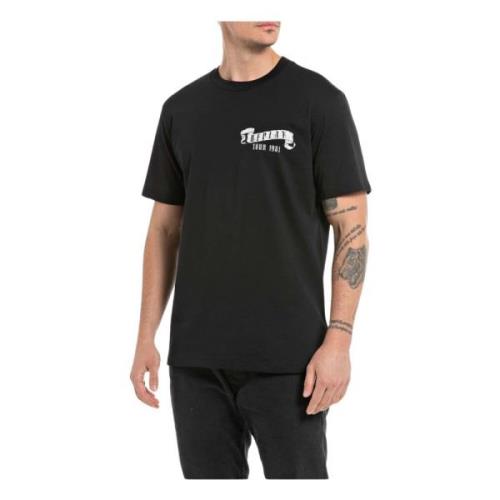 Replay T-Shirt T-shirt Black, Herr