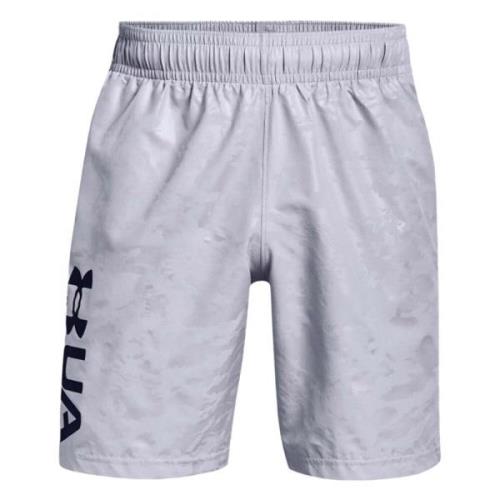 Under Armour Emboss Shorts-Gry Shorts Gray, Herr