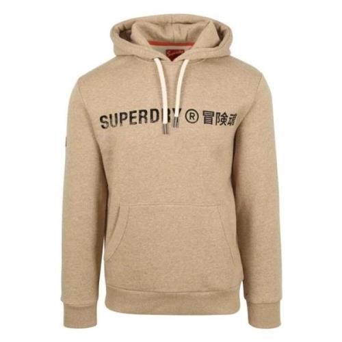 Superdry Hoodie Beige, Herr