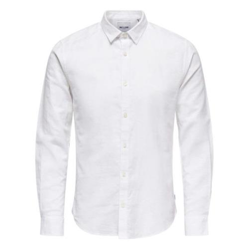 Only & Sons 22012321-Vit Skjorta White, Herr