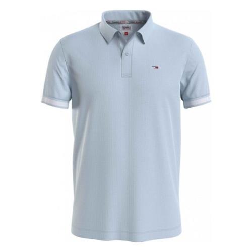 Tommy Jeans Polo med korta ärmar Blue, Herr