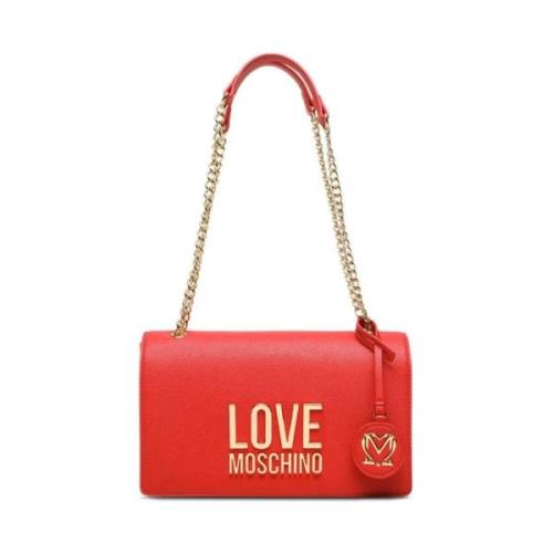 Love Moschino Shoulder Bags Red, Dam