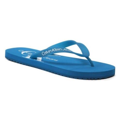 Calvin Klein Jeans Flip Flops Blue, Herr