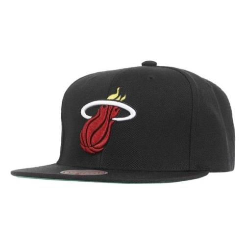 Mitchell & Ness HWC Miami Heat Cap Black, Herr