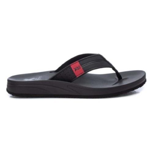 Xti Flip flops Black, Herr