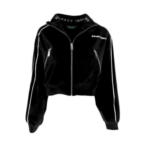 Pharmacy Industry Full Zip Track Jacket med Logo Print Black, Herr