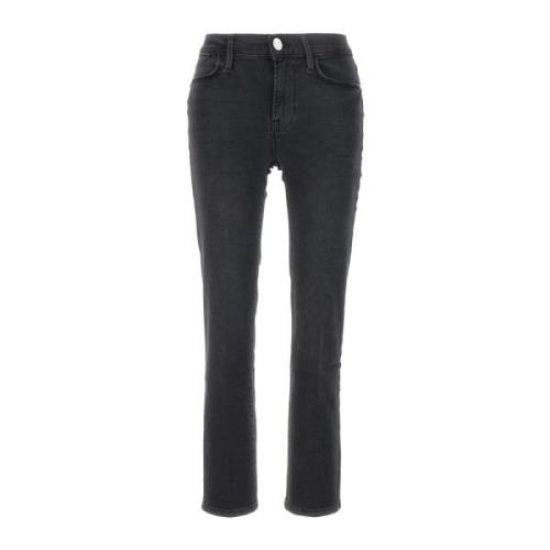 Frame Klassiska Denim Jeans för vardagsbruk Black, Dam