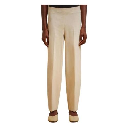 Liviana Conti Beige Byxor Slim Fit Viskos Beige, Dam