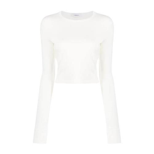 Wardrobe.nyc Long Sleeve Tops White, Dam