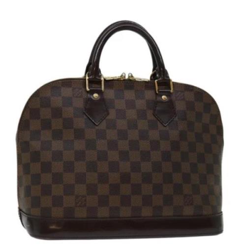 Louis Vuitton Vintage Pre-owned Canvas handvskor Brown, Dam