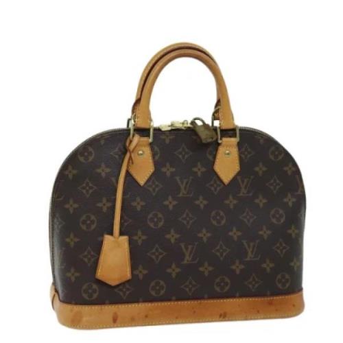 Louis Vuitton Vintage Pre-owned Canvas handvskor Brown, Dam