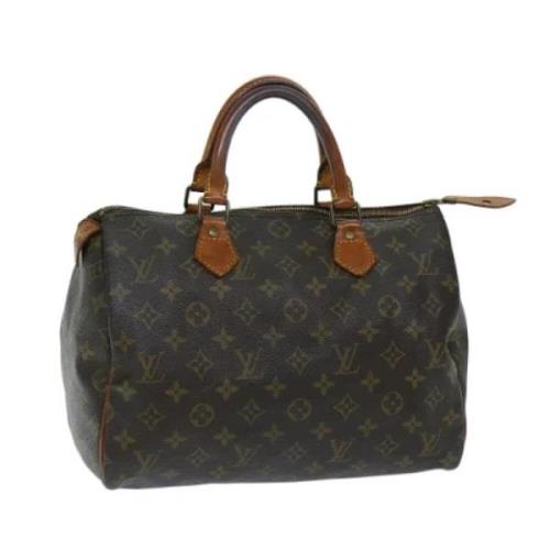 Louis Vuitton Vintage Pre-owned Canvas handvskor Brown, Dam