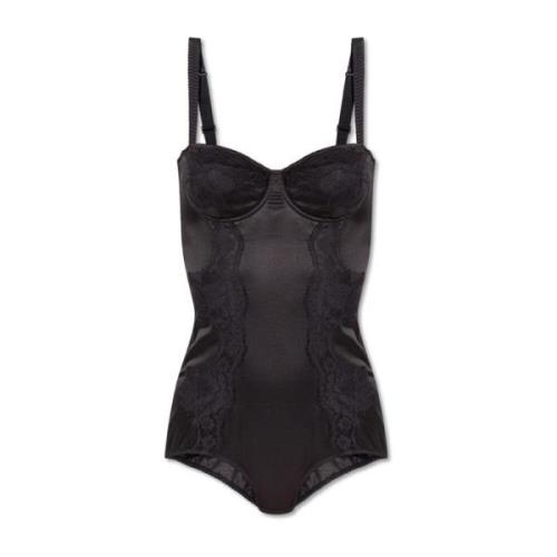 Dolce & Gabbana Silke body Black, Dam