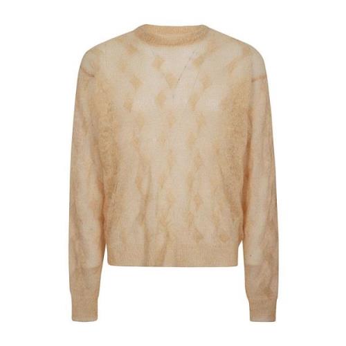 Stüssy Beige Crew Neck Sweater Beige, Herr