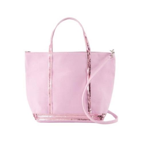 Vanessa Bruno Rosa Bomull Shopper Väska med Strass Pink, Dam