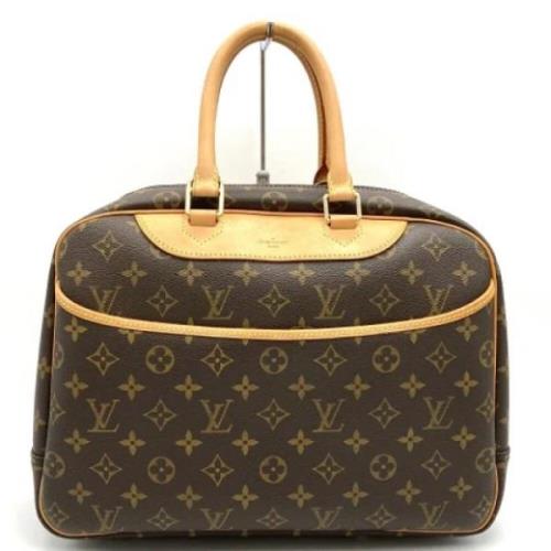 Louis Vuitton Vintage Pre-owned Tyg louis-vuitton-vskor Brown, Dam