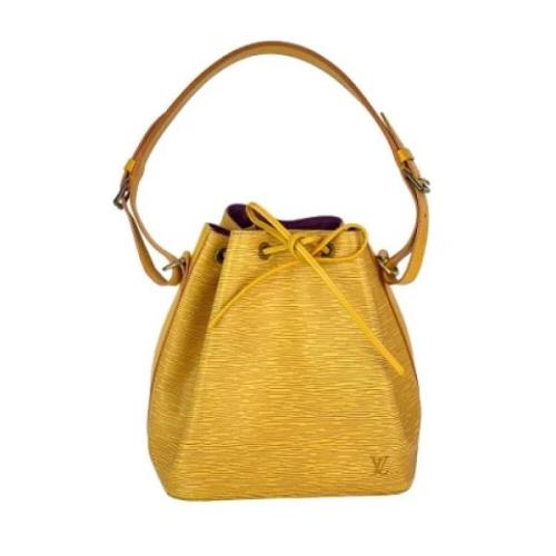 Louis Vuitton Vintage Pre-owned Laeder handvskor Yellow, Dam