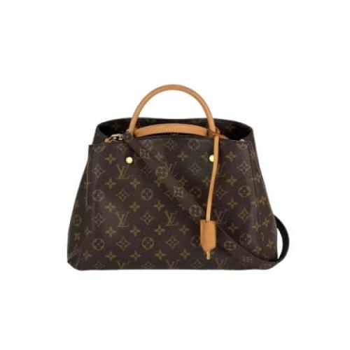 Louis Vuitton Vintage Pre-owned Canvas louis-vuitton-vskor Brown, Dam