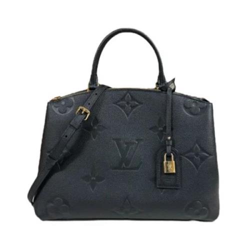 Louis Vuitton Vintage Pre-owned Canvas axelremsvskor Black, Dam