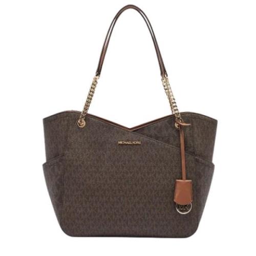 Michael Kors Pre-owned Pre-owned Canvas totevskor Brown, Dam