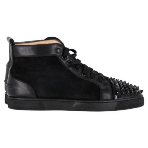 Christian Louboutin Pre-owned Pre-owned Laeder sneakers Black, Herr