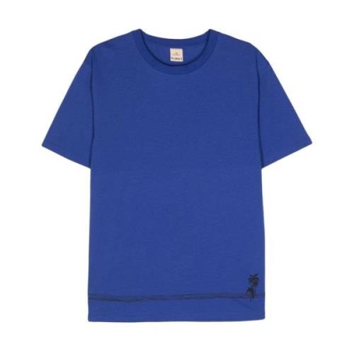 Peuterey T-Shirts Blue, Herr