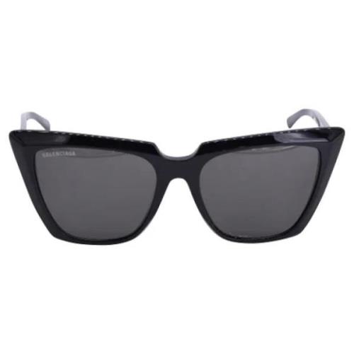 Balenciaga Vintage Pre-owned Acetat solglasgon Black, Dam