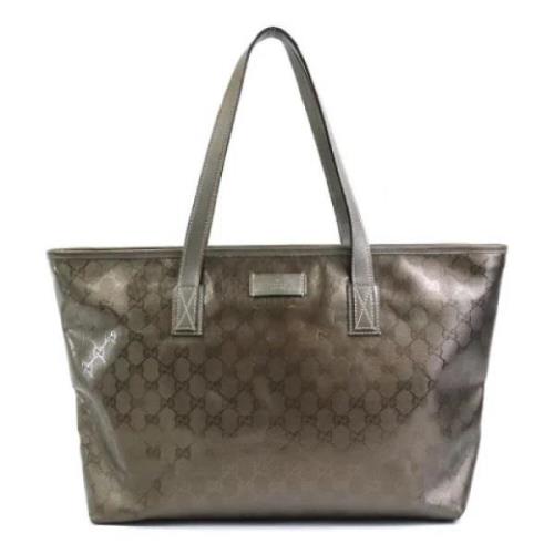 Gucci Vintage Pre-owned Plast totevskor Beige, Dam