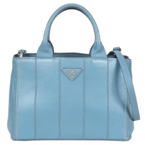 Prada Vintage Pre-owned Laeder prada-vskor Blue, Dam