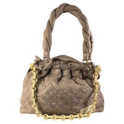 Louis Vuitton Vintage Pre-owned Laeder handvskor Beige, Dam