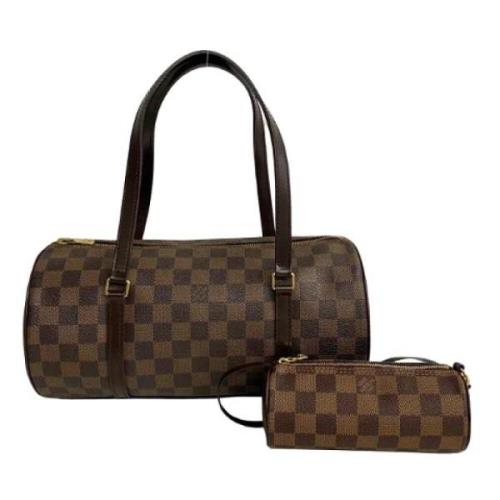 Louis Vuitton Vintage Pre-owned Canvas handvskor Brown, Dam