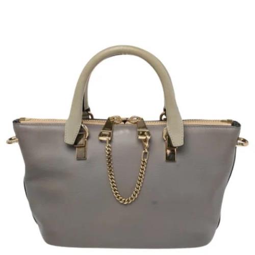 Chloé Pre-owned Pre-owned Laeder totevskor Gray, Dam