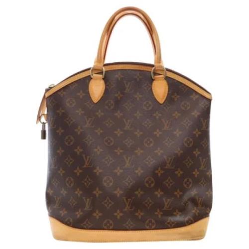 Louis Vuitton Vintage Pre-owned Belagd canvas totevskor Brown, Dam