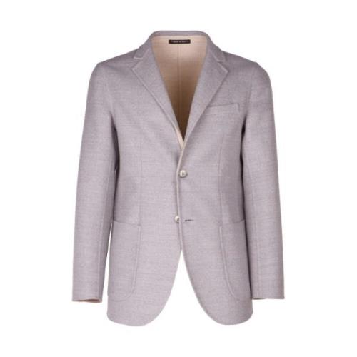 Loro Piana Klassisk Ull Vinterjacka Gray, Herr