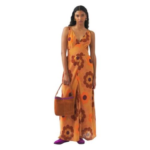 Antik Batik Print maxi klänning Suny Multicolor, Dam