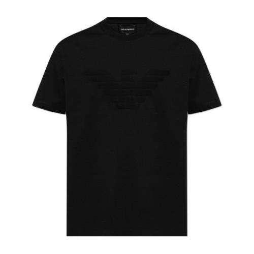 Emporio Armani T-shirt med logotyp Black, Herr