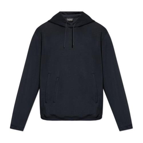 Emporio Armani Hoodie Blue, Herr