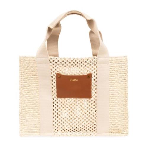 Isabel Marant Liten Aruba shopper väska Beige, Dam