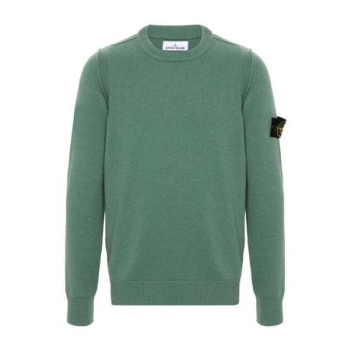 Stone Island Grön Stickad Tröja Green, Herr