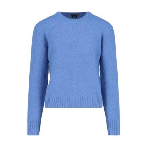 Tom Ford Stiliga Sweaters Kollektion Blue, Herr