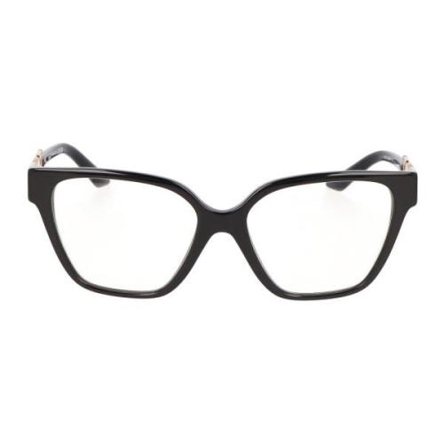 Versace Kattöga Acetatglasögon Black, Unisex