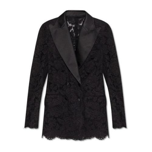 Dolce & Gabbana Spetsblazer Black, Dam