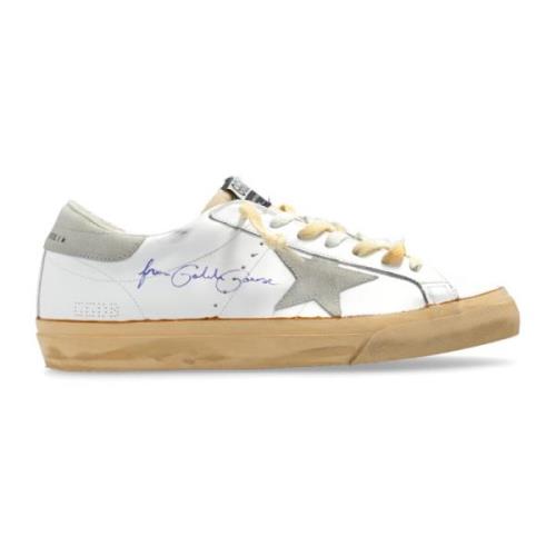 Golden Goose Sneakers Super Star High Foxing Vce Sole White, Herr