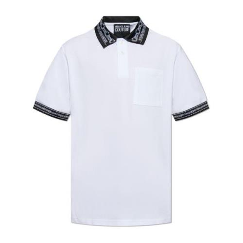 Versace Jeans Couture Logo Polo White, Herr