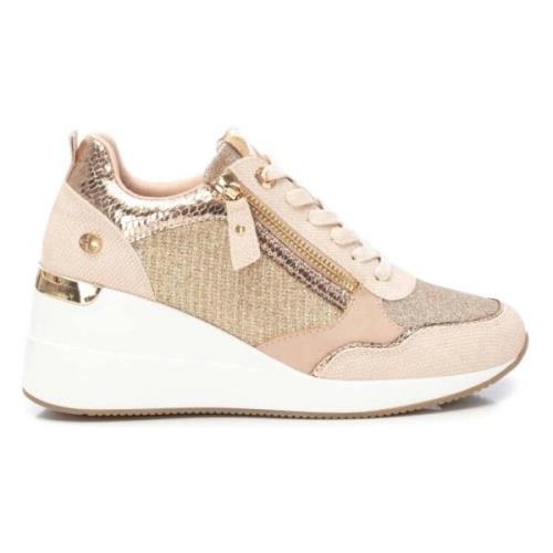 Xti Sneakers Beige, Dam